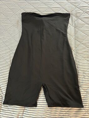 Forever 21 Black Strapless Romper Shorts